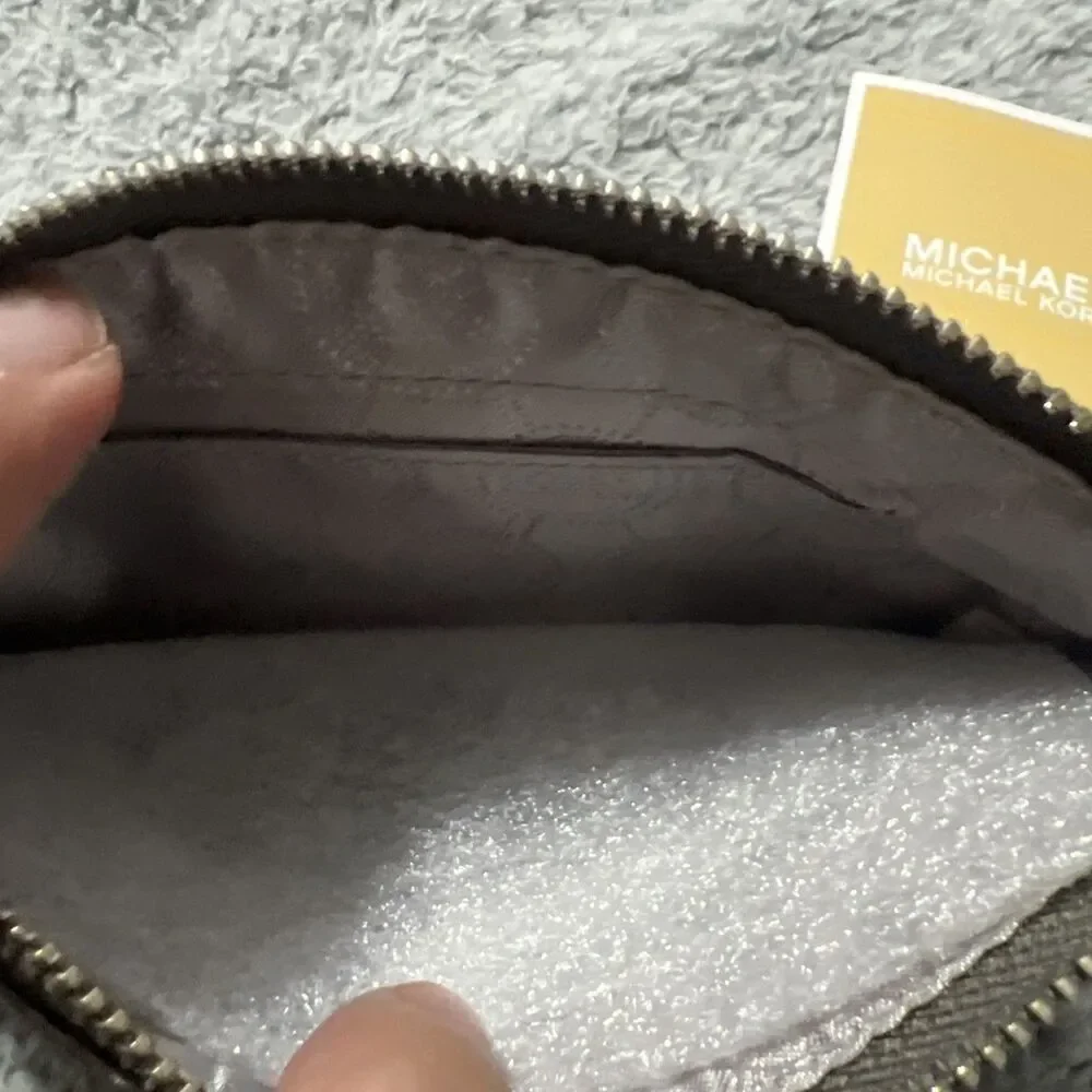 Michael Kors Silver Logo Wristlet NWOT